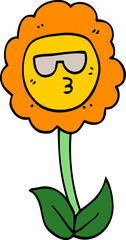 cartoon flower