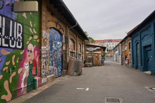 Graffiti on the RAW-Gelaende in Berlin street