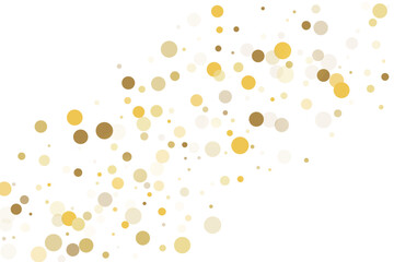 Gold glitter confetti, great design for any purpose. Party decor.