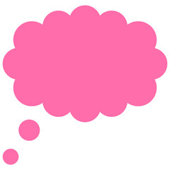 Speech balloons icon, flat style vector illustration