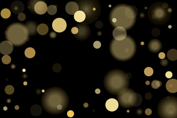 Gold glitter confetti, great design for any purpose. Party decor.