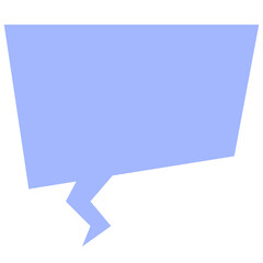 Fototapeta premium Speech balloons icon, flat style vector illustration