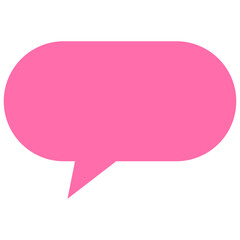 Speech balloons icon, flat style vector illustration