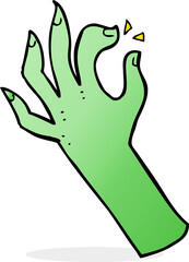 cartoon hand symbol