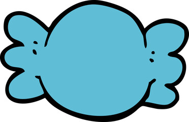 cartoon wrapped candy