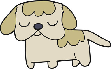 cute cartoon puppy