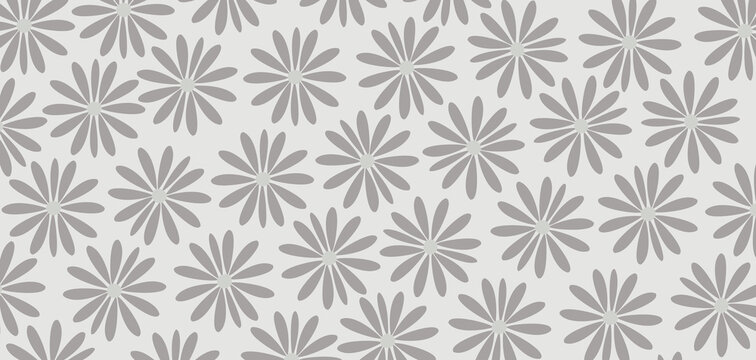 greyscale floral background