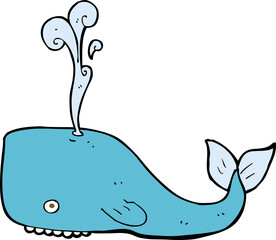 cartoon whale