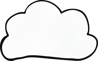 Fototapeta premium cartoon doodle weather cloud