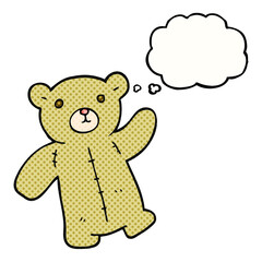 thought bubble cartoon teddy bear
