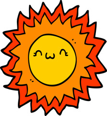 cartoon sun