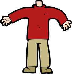 cartoon male body (mix and match cartoons or add own photos)