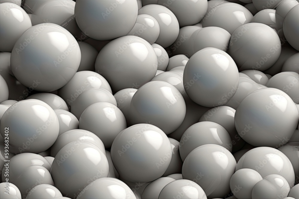 Poster 3d abstract circles seamless background with light from above created with generative ai technology