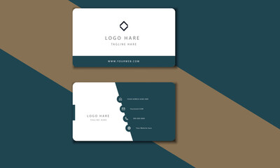 Creative and Clean Business Card Template.