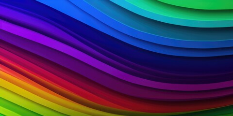 Bright rainbow gradient background, banner design created with generative AI technology
