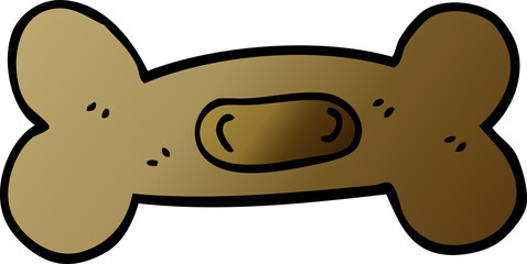 cartoon doodle pet bone
