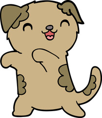 cute cartoon puppy