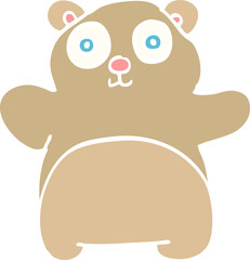 cartoon doodle teddy bear