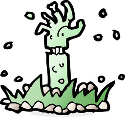 cartoon zombie arm