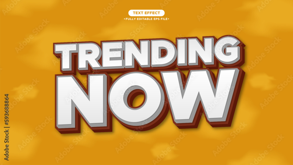 Fototapete trending now 3d text effect for youtube channel thumbnail