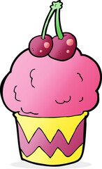 cartoon cupcake