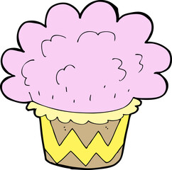 cartoon cupcake