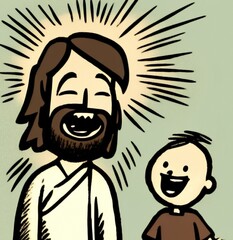 cartoon_version_of_Jesus_Christ_looking_gleefully