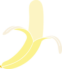quirky hand drawn cartoon banana