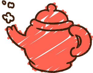 Teapot Chalk Drawing