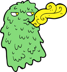 cartoon gross ghost