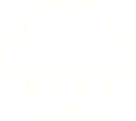 Rain Cloud Chalk Drawing