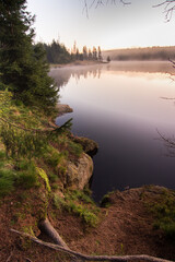Obraz premium morning on the lake