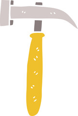 cartoon doodle hammer
