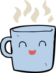 cute coffee cup cartoon