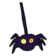 cartoon halloween spider