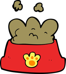 cartoon dog food