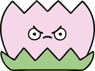 cute cartoon water lilly