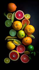 Fototapeta na wymiar Lemons ,citrus fruits