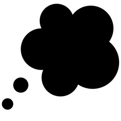 Fototapeta na wymiar Speech balloons icon, solid style vector illustration