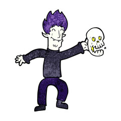 cartoon spooky vampire