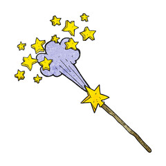 texture cartoon magic wand