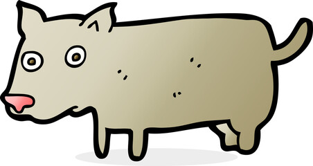 cartoon little dog