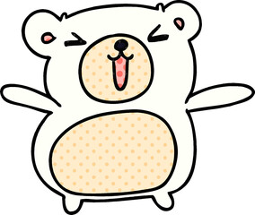 cartoon kawaii cute teddy bear