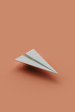 White paper plane