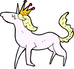 cartoon unicorn