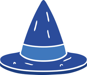 Fototapeta premium cartoon doodle of a witches hat