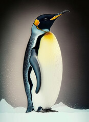 Penguin illustration, nature, animals 