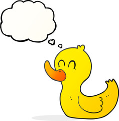 thought bubble cartoon cute duck