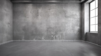 Empty Gray Color Texture Studio Background