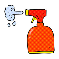 cartoon spray bottle